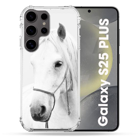Coque Renforcée Pour Samsung Galaxy S25 PLUS Animal Cheval Cristal