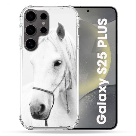 Coque Renforcée Pour Samsung Galaxy S25 PLUS Animal Cheval Cristal