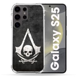 Coque Renforcée Pour Samsung Galaxy S25 Assassin Creed Tete Mort