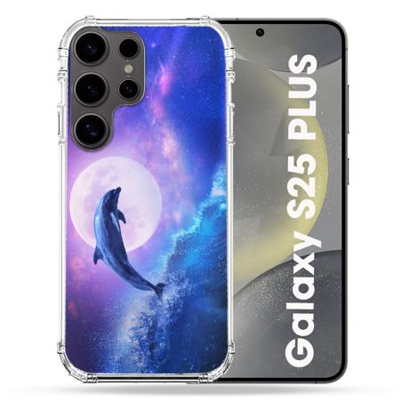 Coque Renforcée Pour Samsung Galaxy S25 PLUS Animal Dauphin Vague