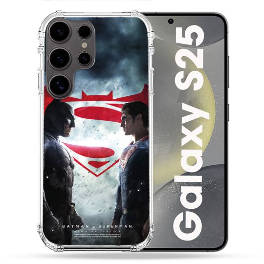 Coque Renforcée Pour Samsung Galaxy S25 Batman VS Superman