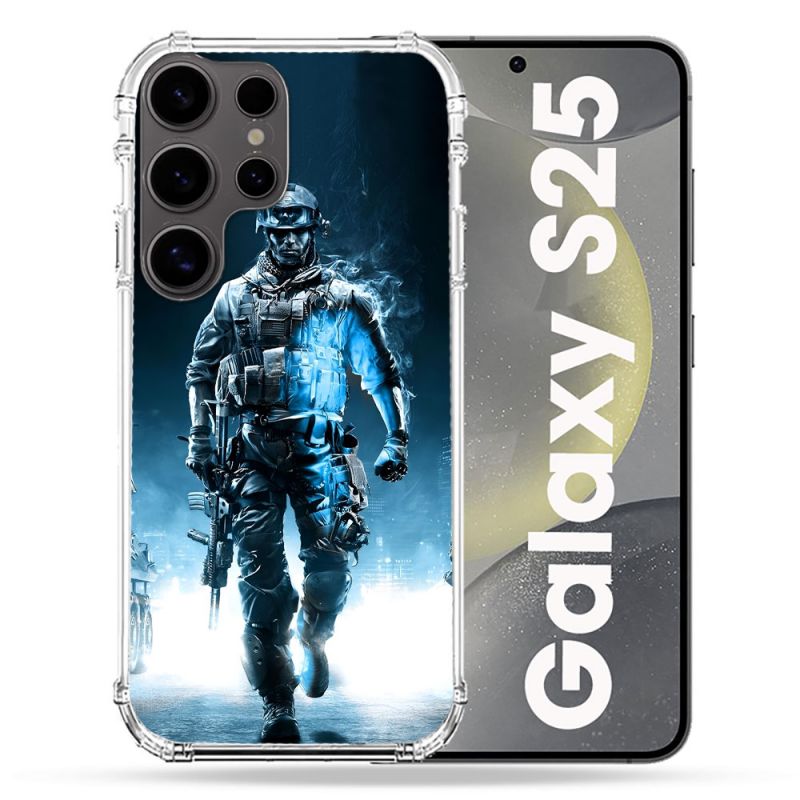 Coque Renforcée Pour Samsung Galaxy S25 Call Of Duty Guerrier