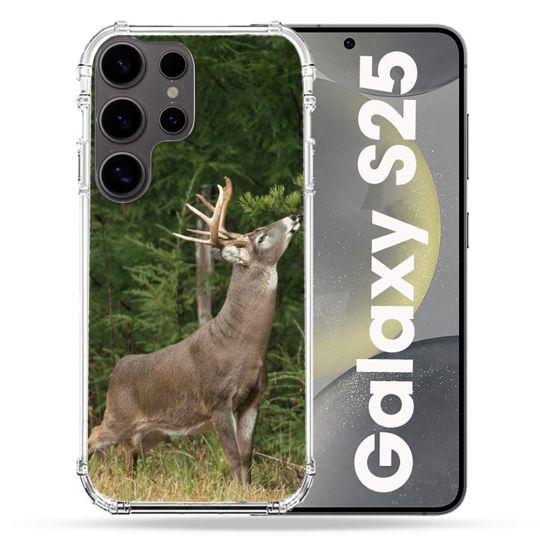 Coque Renforcée Pour Samsung Galaxy S25 Chasse Cerf