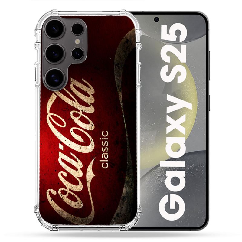 Coque Renforcée Pour Samsung Galaxy S25 Coca Cola Classique