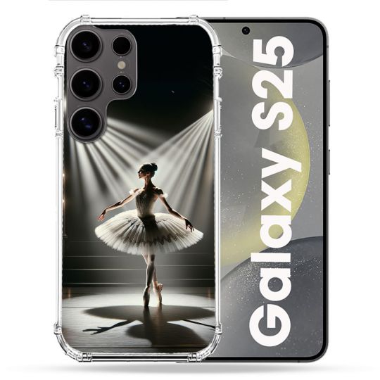 Coque Renforcée Pour Samsung Galaxy S25 Danseuse Lumière