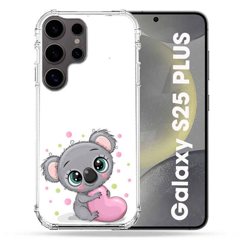 Coque Renforcée Pour Samsung Galaxy S25 PLUS Animal Koala Cœur
