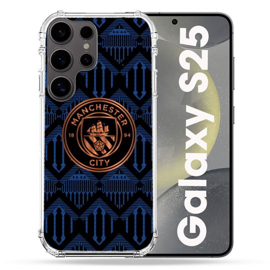 Coque Renforcée Pour Samsung Galaxy S25 Foot Manchester City