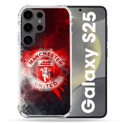 Coque Renforcée Pour Samsung Galaxy S25 Foot Manchester United