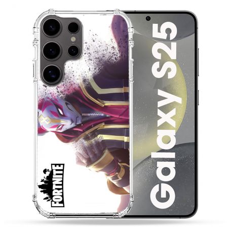 Coque Renforcée Pour Samsung Galaxy S25 Fortnite Blanc