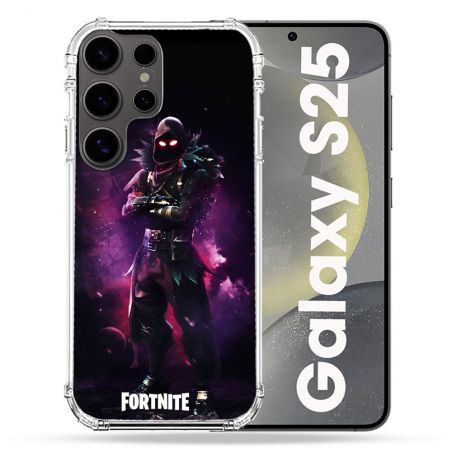Coque Renforcée Pour Samsung Galaxy S25 Fortnite Raven