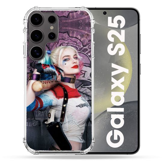 Coque Renforcée Pour Samsung Galaxy S25 Harley Quinn Batte