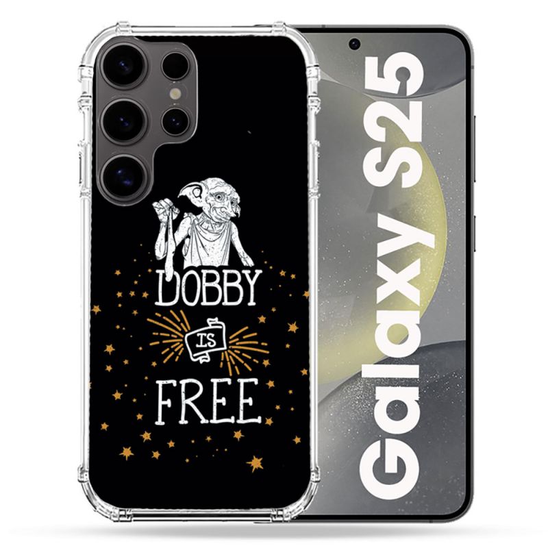 Coque Renforcée Pour Samsung Galaxy S25 Harry Potter Dobby Free Noir
