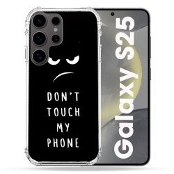 Coque Renforcée Pour Samsung Galaxy S25 Humour Don't Touch