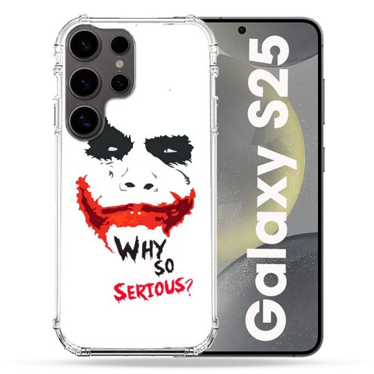 Coque Renforcée Pour Samsung Galaxy S25 Joker Blanc