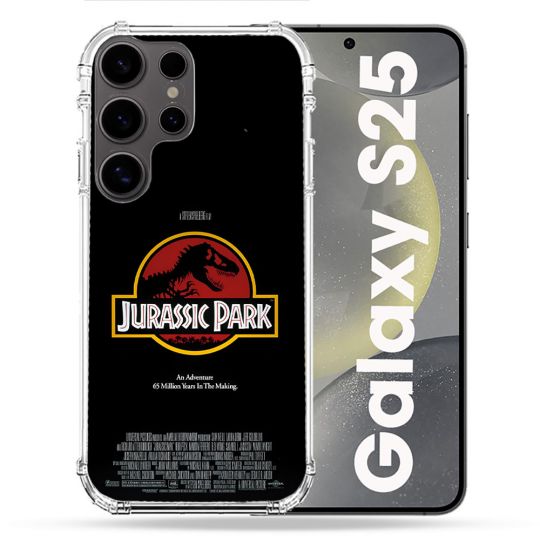 Coque Renforcée Pour Samsung Galaxy S25 Jurassik Park Affiche