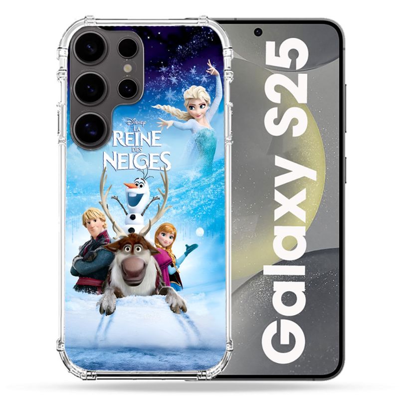 Coque Renforcée Pour Samsung Galaxy S25 La Reine Des Neiges