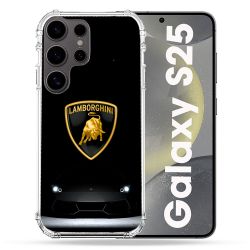 Coque Renforcée Pour Samsung Galaxy S25 Lamborghini Noir