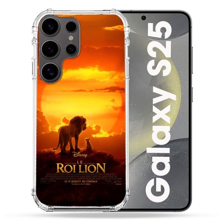 Coque Renforcée Pour Samsung Galaxy S25 Le Roi Lion Affiche
