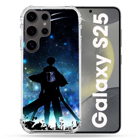 Coque Renforcée Pour Samsung Galaxy S25 Manga Attaque Titans Levi