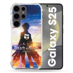 Coque Renforcée Pour Samsung Galaxy S25 Manga Attaque Titans Soleil