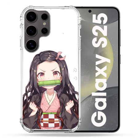 Coque Renforcée Pour Samsung Galaxy S25 Manga Demon Slayer Nezuko