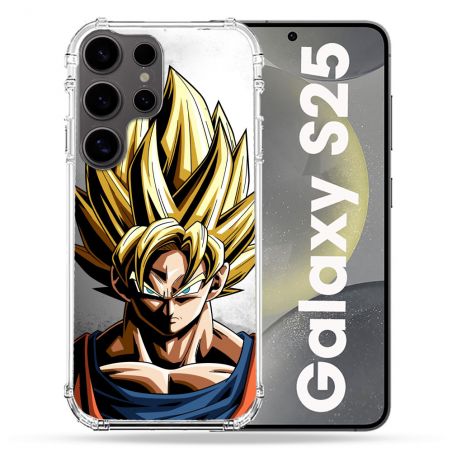 Coque Renforcée Pour Samsung Galaxy S25 Manga Dragon Ball Sangoku Portrait