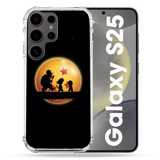 Coque Renforcée Pour Samsung Galaxy S25 Manga Dragon Ball Vintage