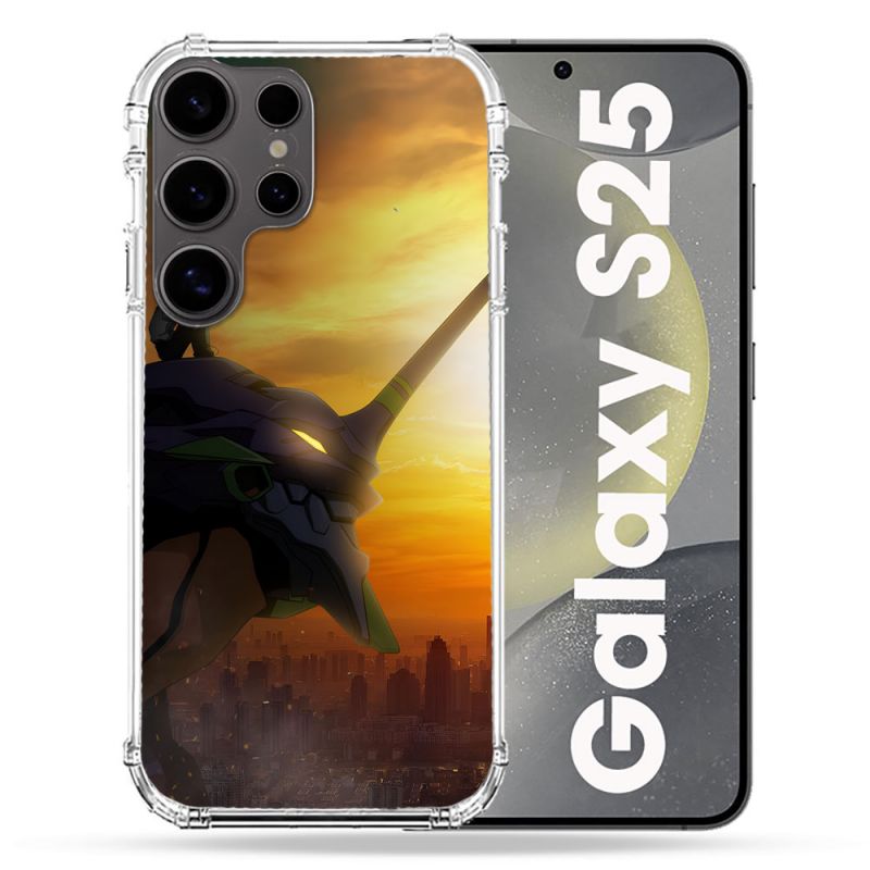 Coque Renforcée Pour Samsung Galaxy S25 Manga Evangelion