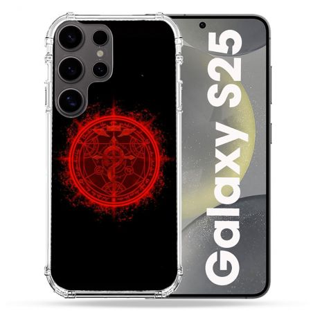 Coque Renforcée Pour Samsung Galaxy S25 Manga Fullmetal Alchemist Logo