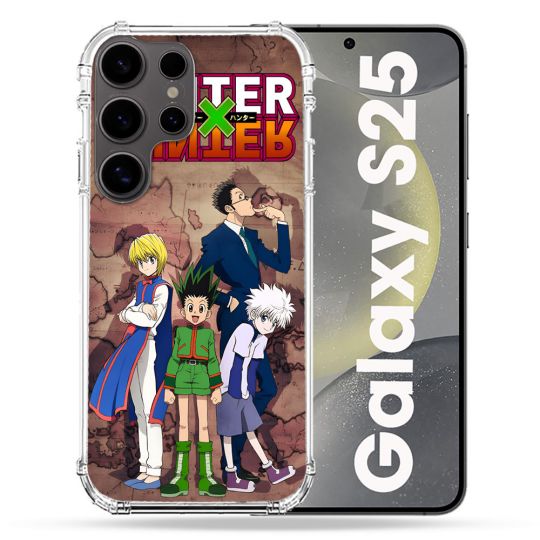 Coque Renforcée Pour Samsung Galaxy S25 Manga Hunter X Hunter Vintage