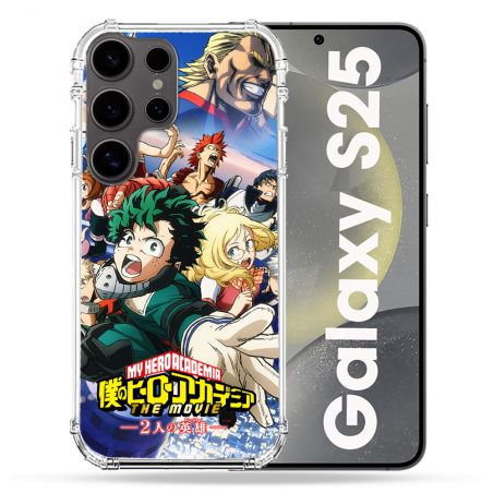 Coque Renforcée Pour Samsung Galaxy S25 Manga My Hero Academia Affiche