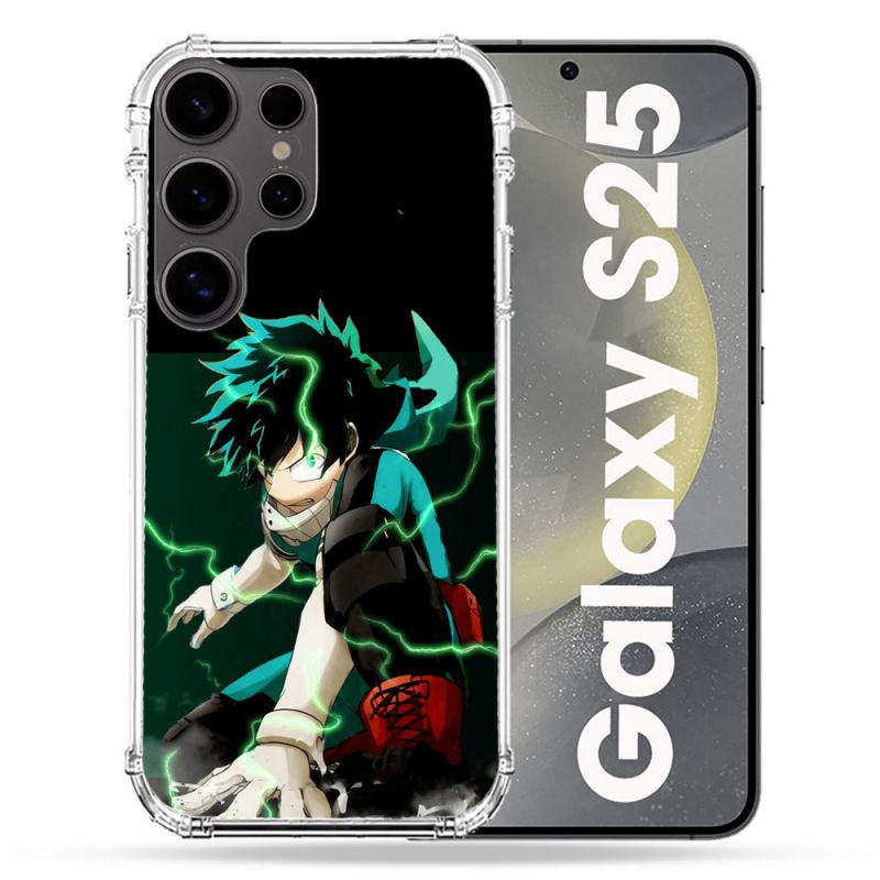 Coque Renforcée Pour Samsung Galaxy S25 Manga My Hero Academia Deku