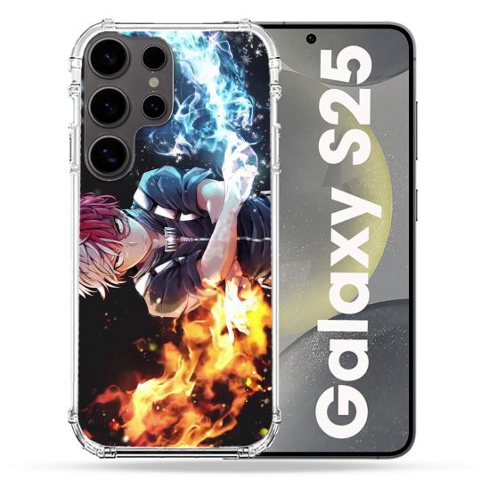 Coque Renforcée Pour Samsung Galaxy S25 Manga My Hero Academia Shoto