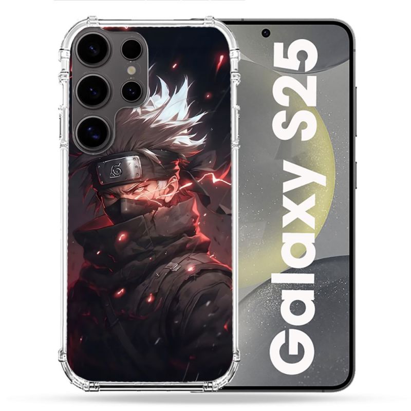 Coque Renforcée Pour Samsung Galaxy S25 Manga Naruto Kakashi Dark