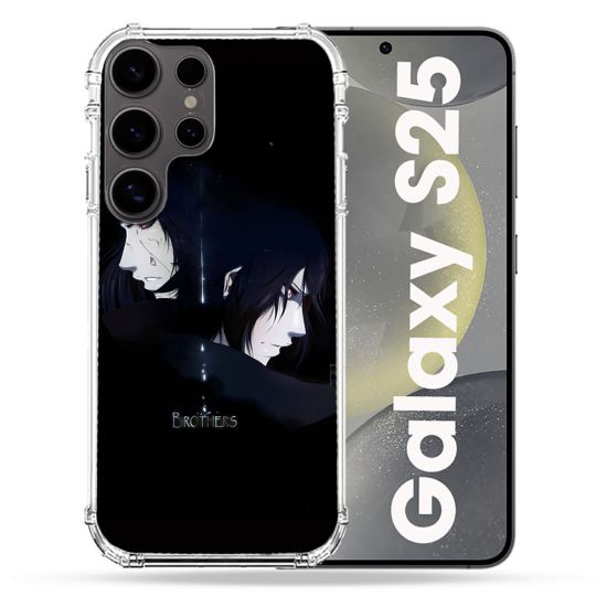 Coque Renforcée Pour Samsung Galaxy S25 Manga Naruto Sasuke Itachi