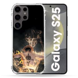 Coque Renforcée Pour Samsung Galaxy S25 Manga One Piece Ace Noir