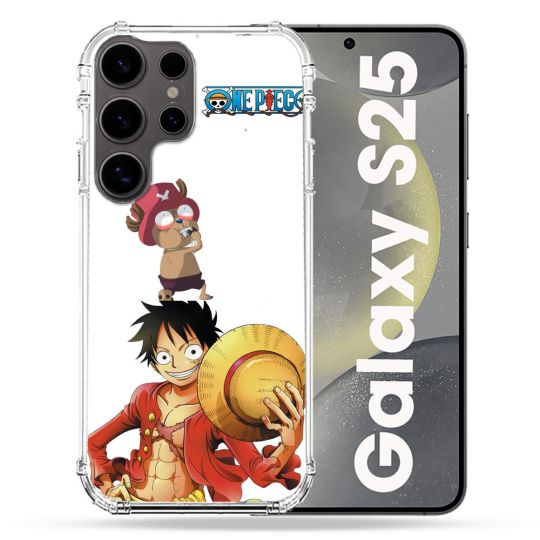 Coque Renforcée Pour Samsung Galaxy S25 Manga One Piece Chopper