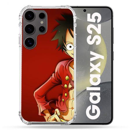 Coque Renforcée Pour Samsung Galaxy S25 Manga One Piece Luffy