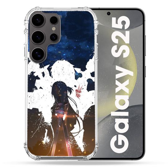 Coque Renforcée Pour Samsung Galaxy S25 Manga SAO sword Art Online Asuna