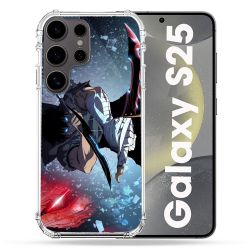 Coque Renforcée Pour Samsung Galaxy S25 Manga Solo Leveling Sung Epee