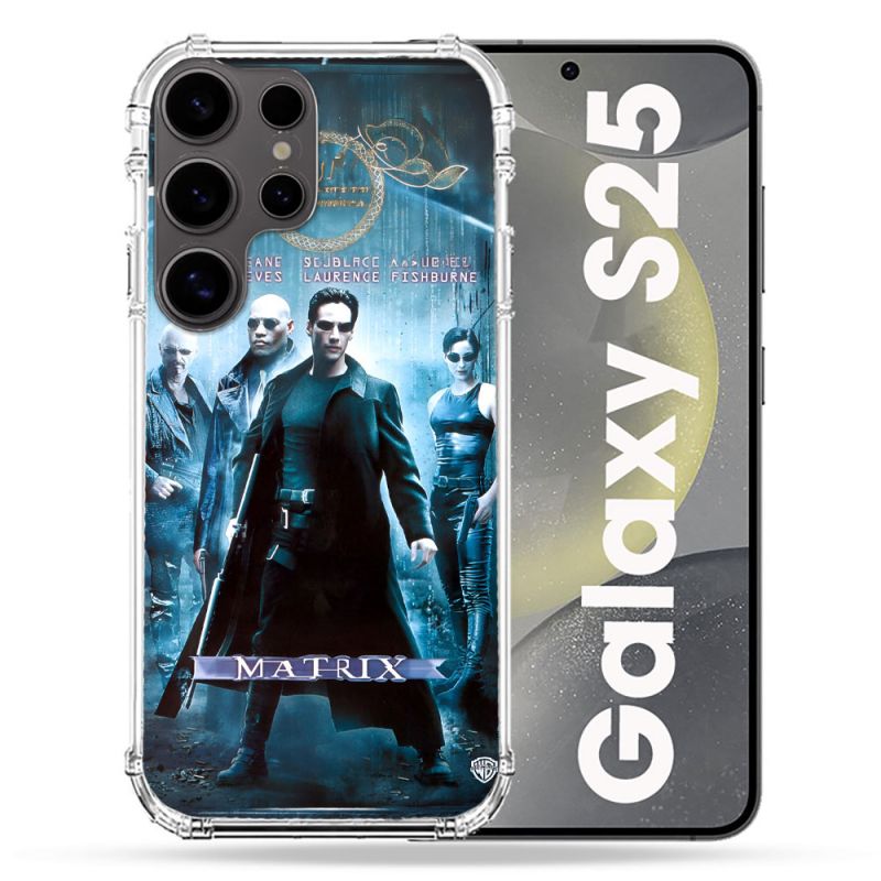 Coque Renforcée Pour Samsung Galaxy S25 Matrix Affiche