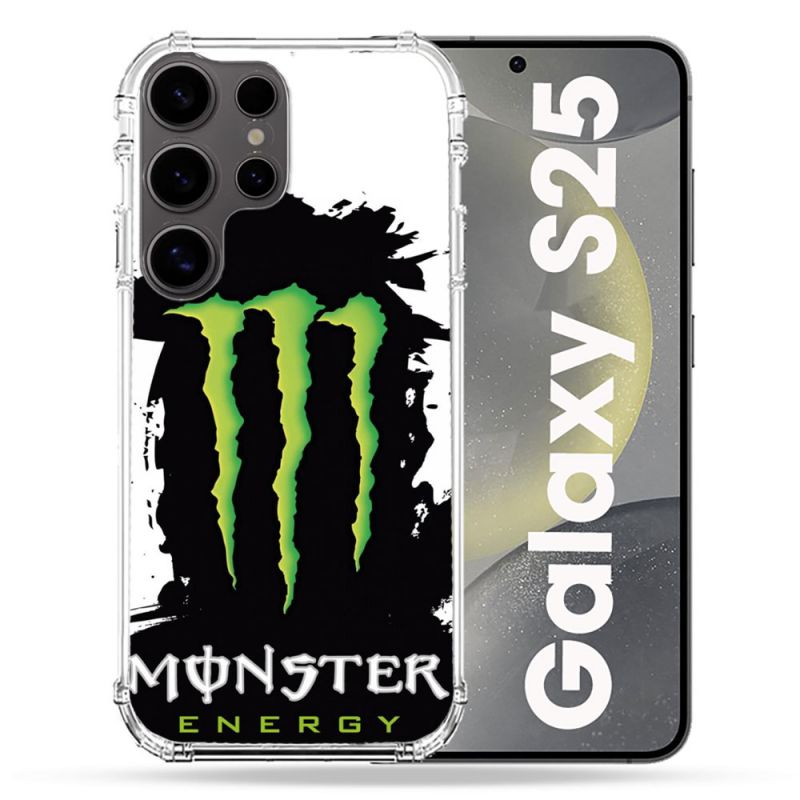 Coque Renforcée Pour Samsung Galaxy S25 Monster Energy Tache