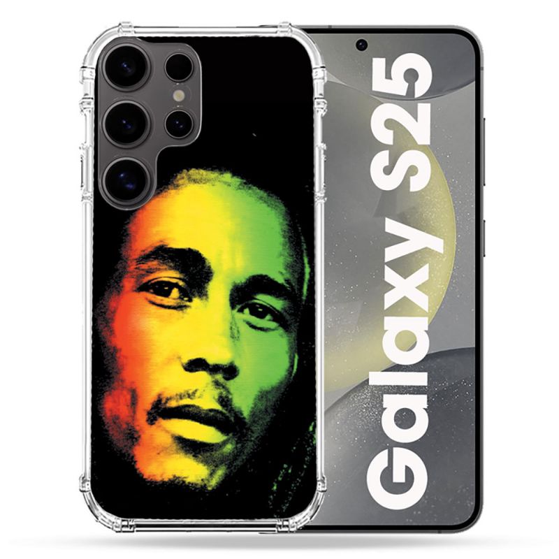 Coque Renforcée Pour Samsung Galaxy S25 Musique Bob Marley 2