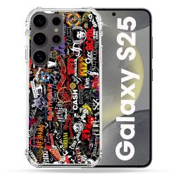 Coque Renforcée Pour Samsung Galaxy S25 Musique Rock Groupe