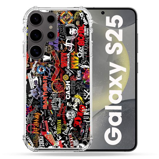 Coque Renforcée Pour Samsung Galaxy S25 Musique Rock Groupe