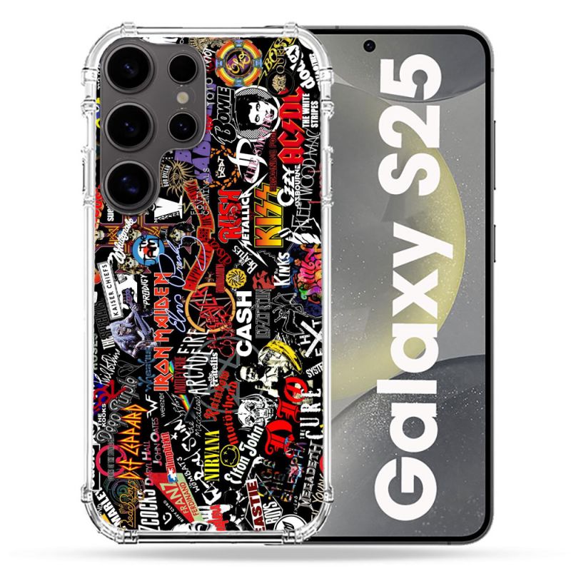 Coque Renforcée Pour Samsung Galaxy S25 Musique Rock Groupe