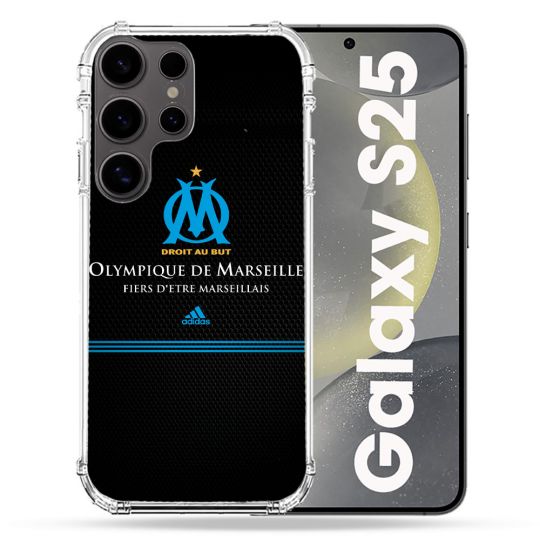 Coque Renforcée Pour Samsung Galaxy S25 Olympique Marseille OM Fier etre Marseillais