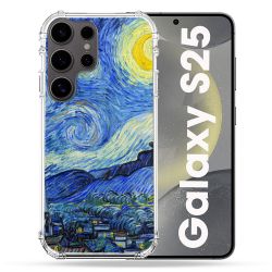 Coque Renforcée Pour Samsung Galaxy S25 Peinture La nuit étoilée