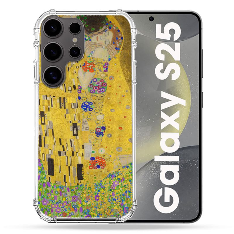Coque Renforcée Pour Samsung Galaxy S25 Peinture Le Baiser