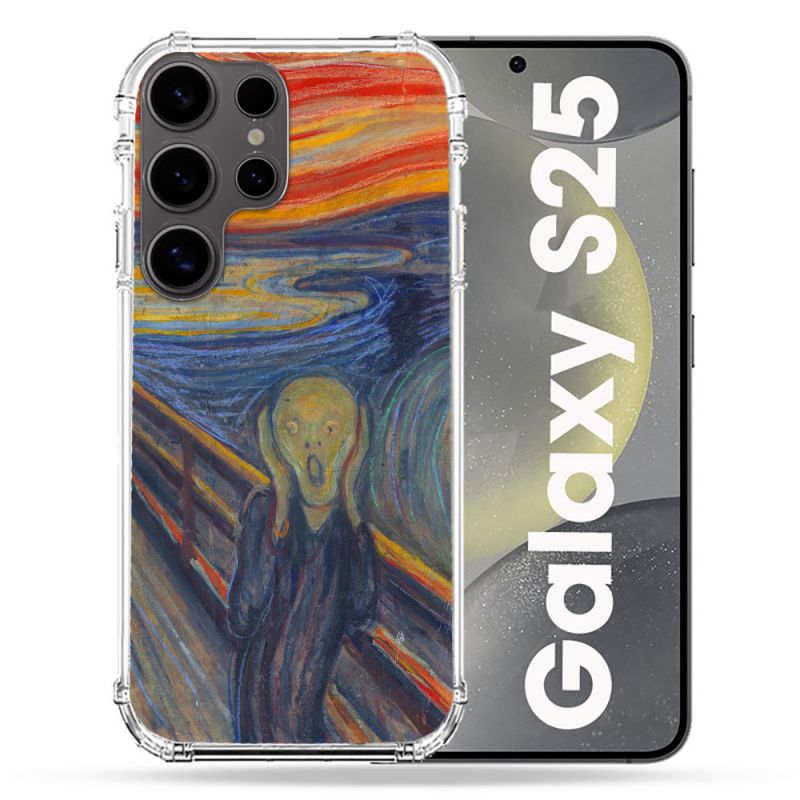 Coque Renforcée Pour Samsung Galaxy S25 Peinture Le Cri
